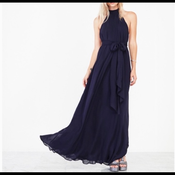 Reformation Navy Blue Isabel dress XS/S - Picture 2 of 4